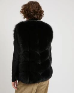 Gilet Sans Manches En Fourrure De Renard -yves salomon boutique 20WYG34465RDXXC99 3 32c8e2e5 4489 4912 8043 9f3b2c469b90