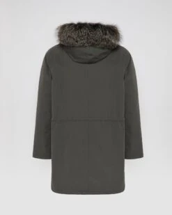 Parka Iconique En Coton Mélangé Avec Fourrure De Renard Et Lapin -yves salomon boutique 21WHM01890F52XB3136 10 b6404efe d3e5 45ef 9ed5 dbe28713013e