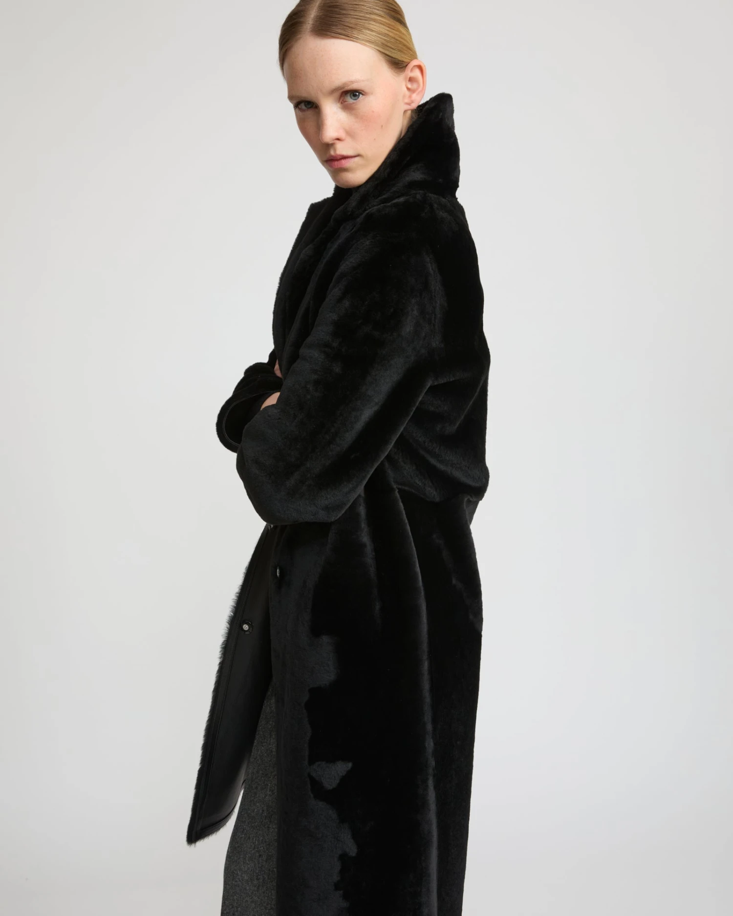 Manteau Réversible En Peau Lainée D'agneau Mérinos 3 Manteau Réversible En Peau Lainée D'agneau Mérinos