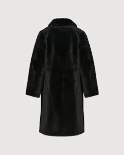 Manteau Réversible En Peau Lainée D'agneau Mérinos 16 Manteau Réversible En Peau Lainée D'agneau Mérinos -yves salomon boutique 21WYM60504MESIC99 10