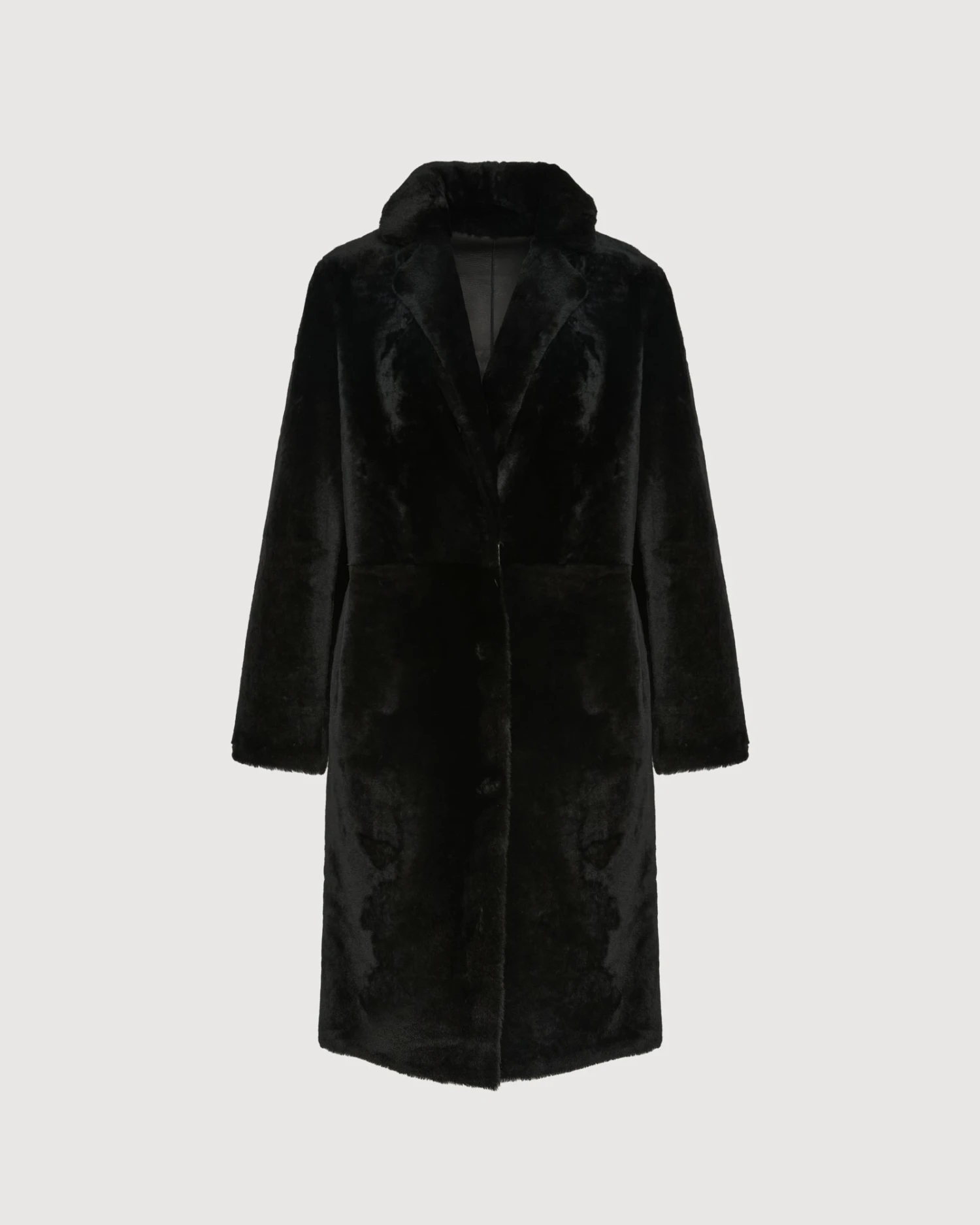 Manteau Réversible En Peau Lainée D'agneau Mérinos 8 Manteau Réversible En Peau Lainée D'agneau Mérinos – Image 6