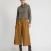 Jupe Culotte En Cuir D'agneau Fin 2 Jupe Culotte En Cuir D'agneau Fin -yves salomon boutique 22EYP201XXAPARA3091