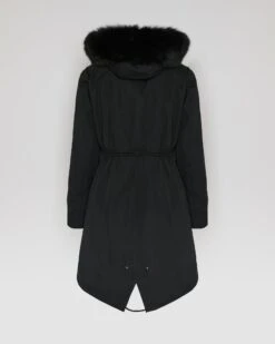 Parka Iconique Longue En Coton Mélangé Imperméable Avec Fourrure De Renard Et Lapin -yves salomon boutique 22WFM01385F52XC99 10 523e1da8 9317 4722 866f f22a76af10e5