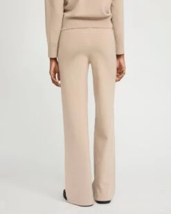 Pantalon Large En Maille Mérinos 9 Pantalon Large En Maille Mérinos -yves salomon boutique 2340 24EYP310XXMAMVA2048 3