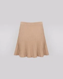 Jupe Patineuse Courte En Maille -yves salomon boutique 23EYJ50339MSPWA2247 27659629 2