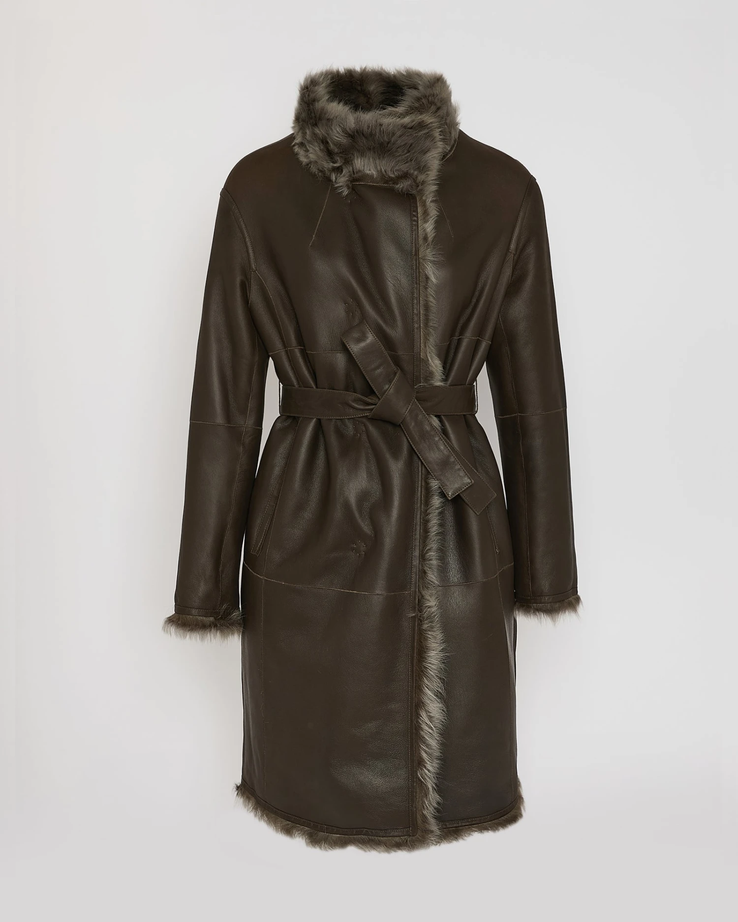 Manteau Réversible En Agneau De Toscane 10 Manteau Réversible En Agneau De Toscane – Image 8