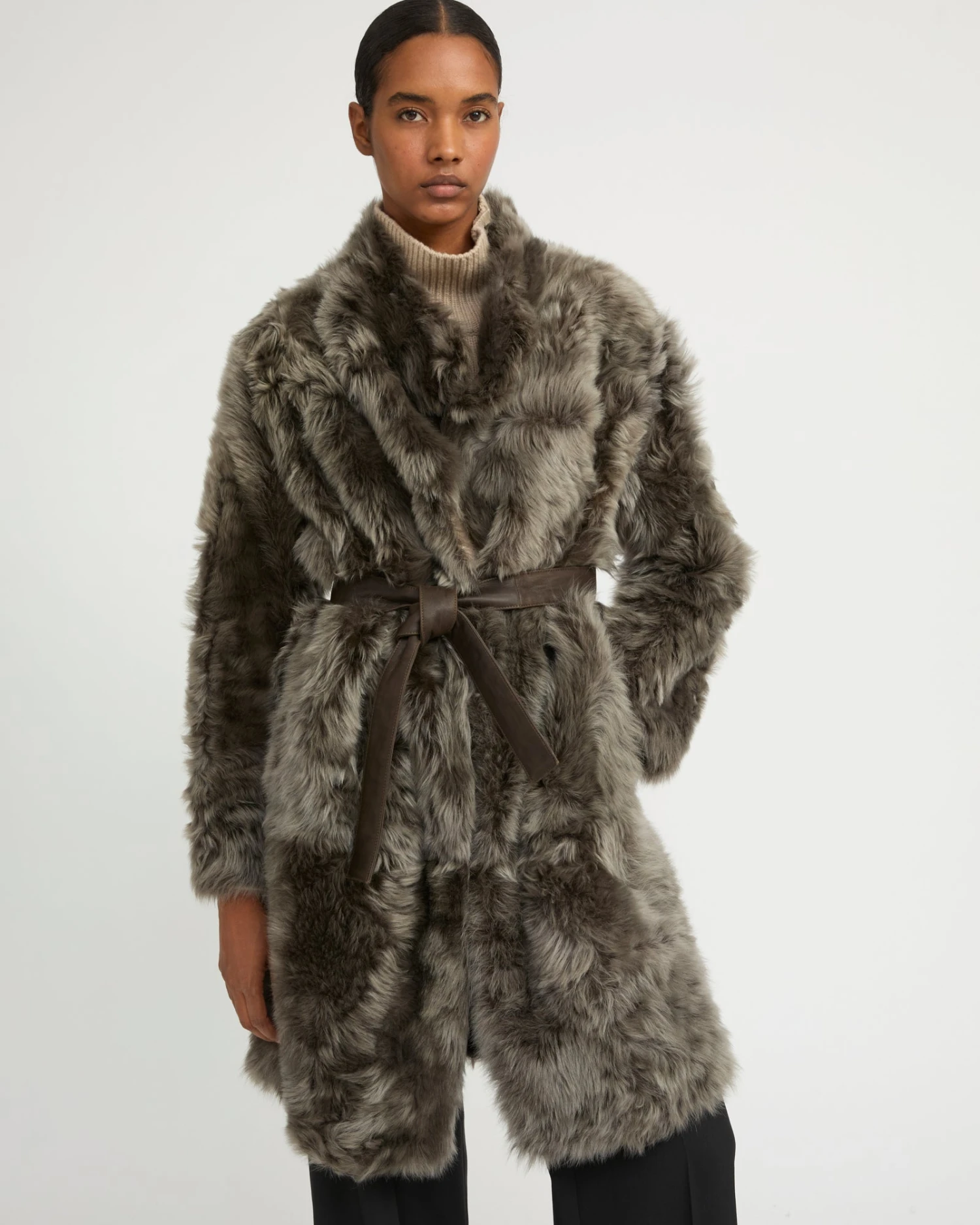 Manteau Réversible En Agneau De Toscane 4 Manteau Réversible En Agneau De Toscane – Image 2