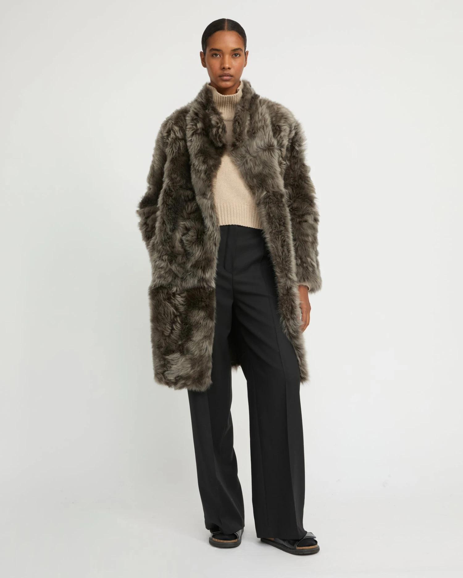 Manteau Réversible En Agneau De Toscane 5 Manteau Réversible En Agneau De Toscane – Image 3