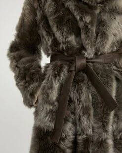 Manteau Réversible En Agneau De Toscane 13 Manteau Réversible En Agneau De Toscane -yves salomon boutique 23WYM60695TOSXA9112 4