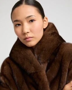 Veste à Capuche En Fourrure De Vison à Poils Longs -yves salomon boutique 23WYV32066VMLXLUNA 3 d42bd2c4 163b 4638 92ec eb743023f020