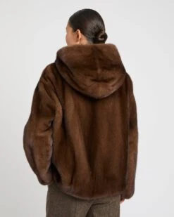 Veste à Capuche En Fourrure De Vison à Poils Longs -yves salomon boutique 23WYV32066VMLXLUNA 5 10fa749c 5ea8 46be 8aff 361f8b18bbd1