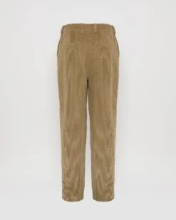 Pantalon Droit En Velours Cotelé -yves salomon boutique 24EHP032XXTICOA8201 10