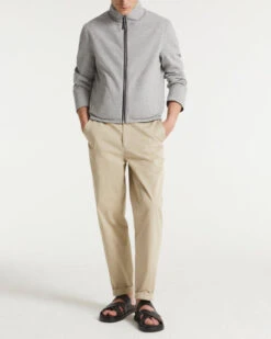 Veste En Laine Froide Imperméable -yves salomon boutique 24EHV01966B16WA7058 3