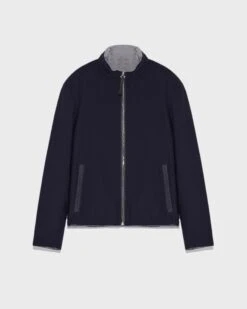 Veste En Laine Froide Imperméable -yves salomon boutique 24EHV01966B16WA7058 9