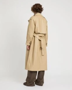Trench Long Ceinturé En Cuir D'agneau -yves salomon boutique 24EYM21712APXXA2250 4 3442d0d9 41e0 49d2 aeb9 ed93c26a1f3d