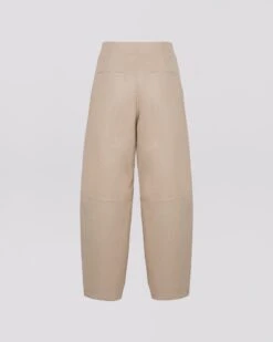 Pantalon En Cuir D'agneau -yves salomon boutique 24EYP201XXAPXXA2237 27658579 2