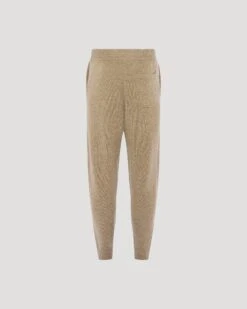 Pantalon Jooging En Maille Lainage Cachemire -yves salomon boutique 24WUP504XXMAMOA8189 10