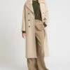 Manteau Long En Lainage Cachemire Avec Col En Fourrure De Vison -yves salomon boutique 24WYM03322CAVIA2122 1