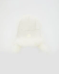 Chapka En Tissu Technique Imperméable Et Fourrure De Renard -yves salomon boutique 24wka022xxm12wa1058 3