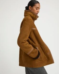 Manteau Canadienne En Agneau Mérinos Suède 11 Manteau Canadienne En Agneau Mérinos Suède -yves salomon boutique 2520 26WYM61776MSBVB3198 2