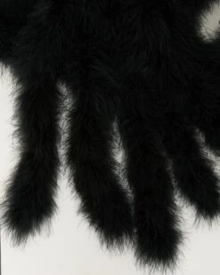 Maxi écharpe à Franges En Plumes 11 Maxi écharpe à Franges En Plumes -yves salomon boutique 25EAA302XXPLUXC99 9