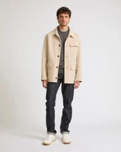 Workwear En Double Face Laine Cachemire
