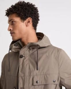 Veste En Tissu Imperméable -yves salomon boutique 25EHV05074K54WA8185 5