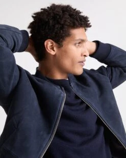 Teddy En Cuir Suède -yves salomon boutique 25EHV20464B20WA7181 4