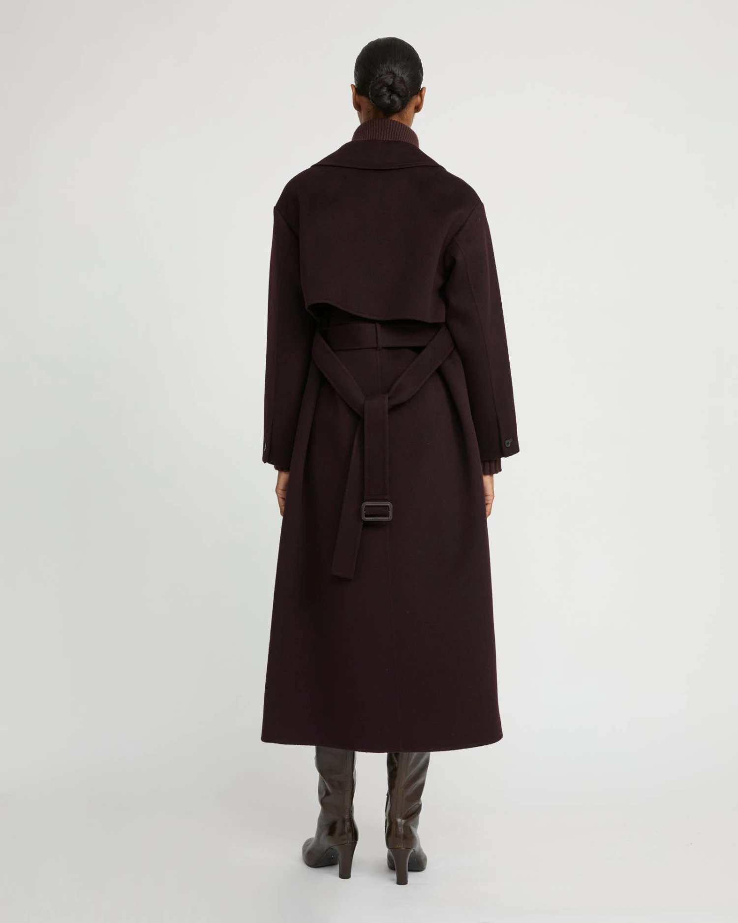 Trench Coat En Laine Mélangée Double Face 7 Trench Coat En Laine Mélangée Double Face – Image 5