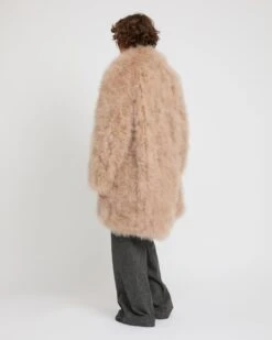 Manteau Col Châle En Plumes -yves salomon boutique 25EYM30297PLUXA2247 4 235c81a3 b81b 4317 b1e1 68256de19a59