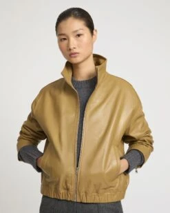 Blouson En Cuir D'agneau -yves salomon boutique 25EYV20957APXXA3091 3 75c3be7e ca68 44c8 ad63 cdc48fc4a6c1