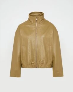 Blouson En Cuir D'agneau -yves salomon boutique 25EYV20957APXXA3091 8