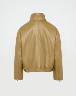Blouson En Cuir D'agneau -yves salomon boutique 25EYV20957APXXA3091 9