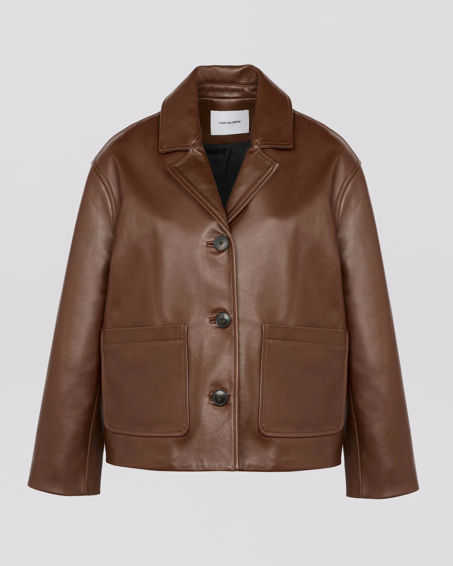 Veste Surchemise En Cuir De Vachette 7 Veste Surchemise En Cuir De Vachette – Image 5