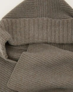 Capuche écharpe En Maille Cachemire Et Laine -yves salomon boutique 25WAA506XXMACLB3084 10