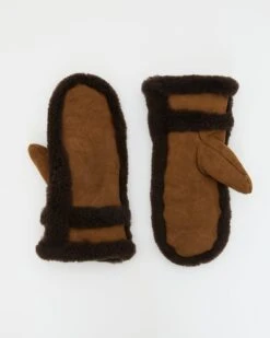 Moufles En Agneau Mérinos Bouclé -yves salomon boutique 25WAA613XXMSCPB3198 8