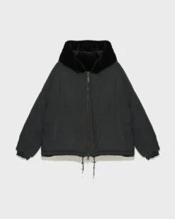 Doudoune Courte Réversible à Capuche En Lapin Rex Cotelé Et Tissu Technique 19 Doudoune Courte Réversible à Capuche En Lapin Rex Cotelé Et Tissu Technique -yves salomon boutique 25WFV06765K23XC99 11 cce90ec2 ab89 4002 8f31 c0fe673f6585