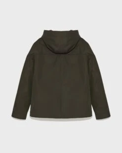 Blouson à Capuche En Gabardine Technique Imperméable Et Fourrure De Vison -yves salomon boutique 25WHV01970A34XB3107 10