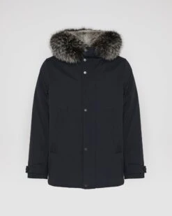 Parka Courte En Lainage Technique Avec Fourrure De Renard Et Lapin -yves salomon boutique 25WHV03677K19XB3122 9 a2924a10 0a7a 4043 a3bf 34f49eca0b8e