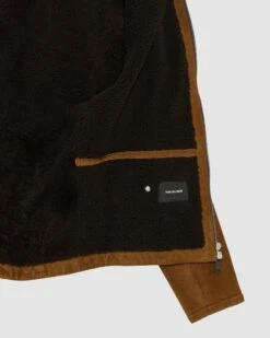 Hoodie En Peau Lainée D'agneau Mérinos Suede -yves salomon boutique 25WHV60470MSBVB3198 11