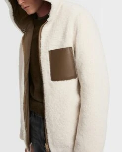 Hoodie En Peau Lainée Réversible