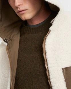 Hoodie En Peau Lainée Réversible 14 Hoodie En Peau Lainée Réversible -yves salomon boutique 25WHV60670B15XC11 4