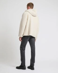 Hoodie En Peau Lainée Réversible 16 Hoodie En Peau Lainée Réversible -yves salomon boutique 25WHV60670B15XC11 6