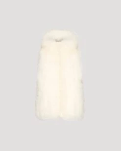 Gilet Réversible En Agneau Long Poil 17 Gilet Réversible En Agneau Long Poil -yves salomon boutique 25WKG60069K05XA1058 11