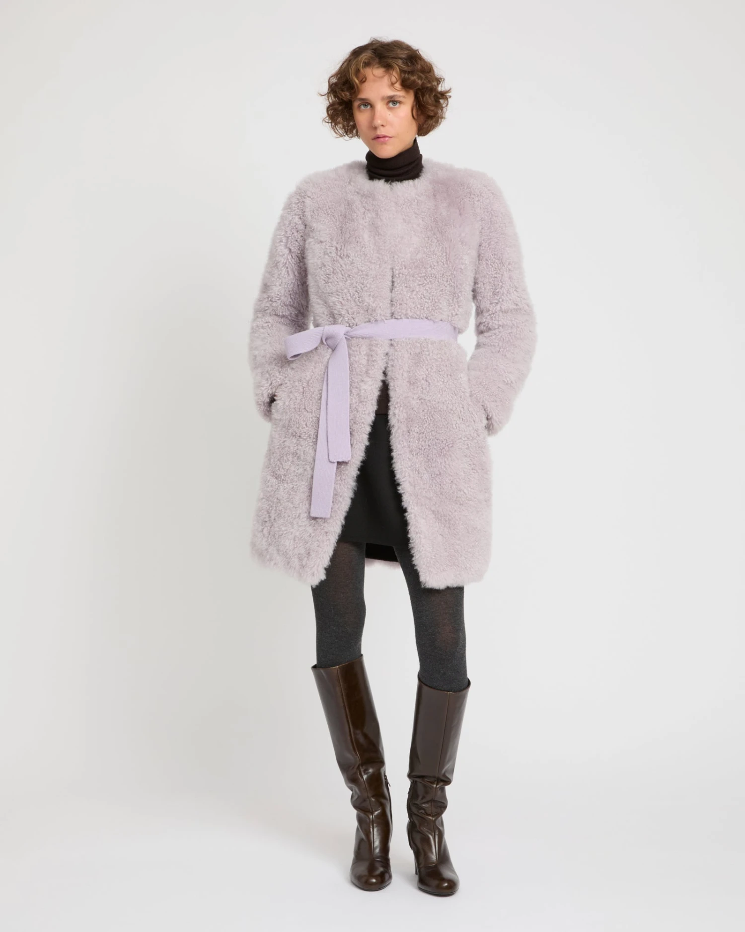 Manteau En Maille Mérinos Et Agneau 3 Manteau En Maille Mérinos Et Agneau