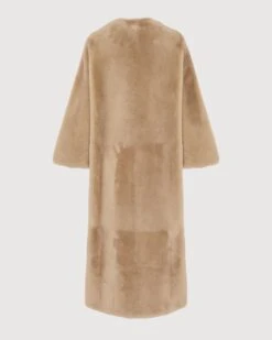 Manteau Extra Long En Peau Lainée D'agneau -yves salomon boutique 25WYM63230MERLA2261 10 399ad52b cffe 472b b13c f840b3cb9f07