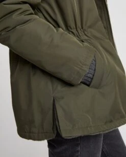 Parka à Capuche Réversible En Tissu Technique Et Lapin Rex 14 Parka à Capuche Réversible En Tissu Technique Et Lapin Rex -yves salomon boutique 25WYV93170REXXA8001 4