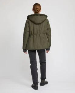 Parka à Capuche Réversible En Tissu Technique Et Lapin Rex 16 Parka à Capuche Réversible En Tissu Technique Et Lapin Rex -yves salomon boutique 25WYV93170REXXA8001 6