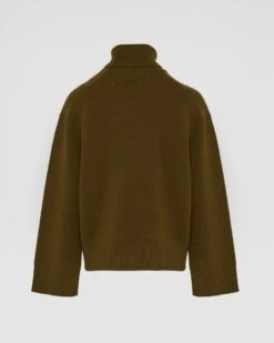 Pull En Maille à Col Roulé -yves salomon boutique 26EYH50062MAMVA8196 10