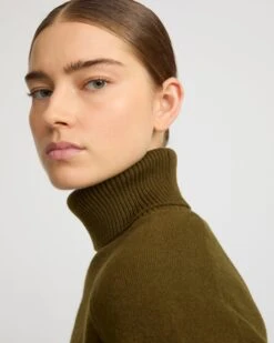 Pull En Maille à Col Roulé -yves salomon boutique 26EYH50062MAMVA8196 3